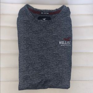 Hollister Long -Sleeve Blue Shirt [Small]Cotton